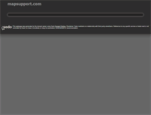 Tablet Screenshot of mapsupport.com